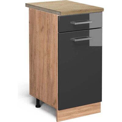 Gabinete de cocina Vicco R-Line - Antracita brillo alto Gabinete de cocina Vicco R-Line - Antracita brillo alto