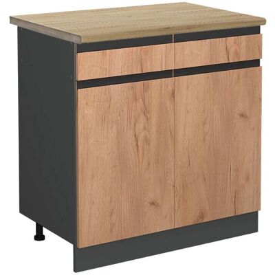 Vicco ET Roble Küchenunterschrank - Verstellbar, Elegant Vicco ET Roble Küchenunterschrank - Verstellbar, Elegant
