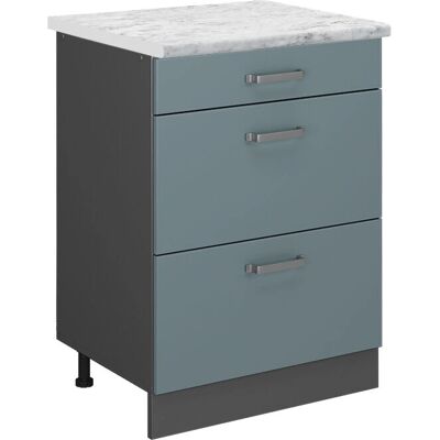 Gabinete de cocina R-Line Vicco - Azul grisáceo - Ajustable - 60cm Gabinete de cocina R-Line Vicco - Azul grisáceo - Ajustable - 60cm