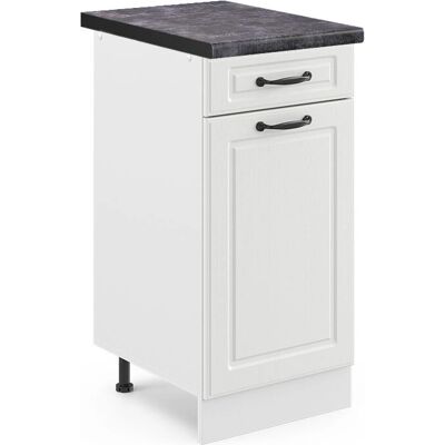 Gabinete bajo de cocina Vicco R-Line - Blanco con Anthracita 40cm Gabinete bajo de cocina Vicco R-Line - Blanco con Anthracita 40cm