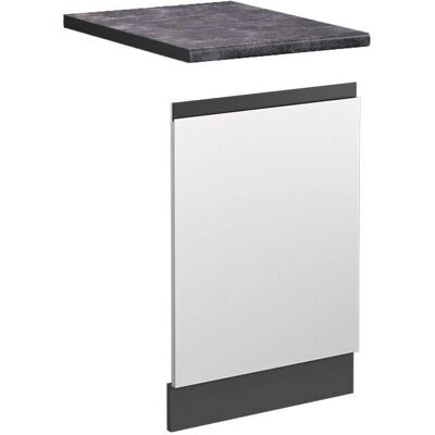 Panel de Cocina R-Line Vicco - 45cm, Blanco/Antracita, Modelo: R-Line Panel de Cocina R-Line Vicco - 45cm, Blanco/Antracita, Modelo: R-Line