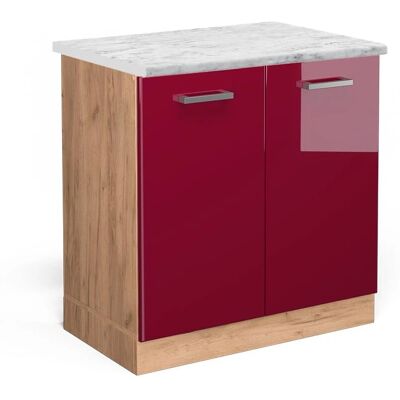 Vicco - Armario bajo para fregadero - Altura ajustable, Modular, Acabado brillante Vicco - Armario bajo para fregadero - Altura ajustable, Modular, Acabado brillante