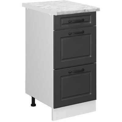 Gabinete de cocina Vicco - Antracita, 40cm, Ajustable, Melamina Gabinete de cocina Vicco - Antracita, 40cm, Ajustable, Melamina