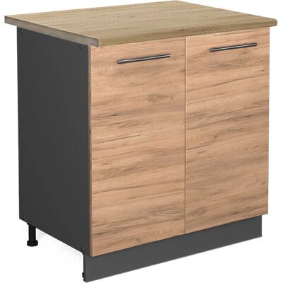 Vicco - Gabinete de cocina modular - Dourado - 80cm - Fame-Line Vicco - Gabinete de cocina modular - Dourado - 80cm - Fame-Line
