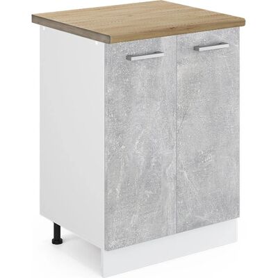 Vicco Mueble bajo de cocina - 60cm, Ajustable, Modular - Muebles de cocina Vicco Mueble bajo de cocina - 60cm, Ajustable, Modular - Muebles de cocina