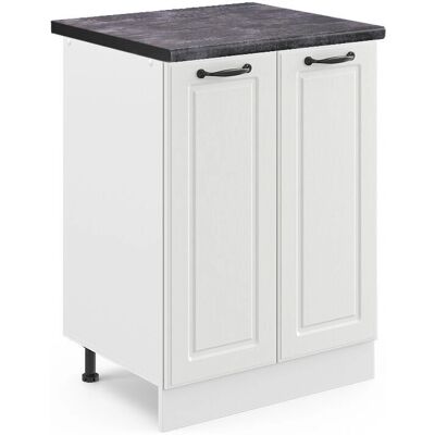 Gabinete base de cocina Vicco R-Line - 60cm - Blanco/Antracita Gabinete base de cocina Vicco R-Line - 60cm - Blanco/Antracita