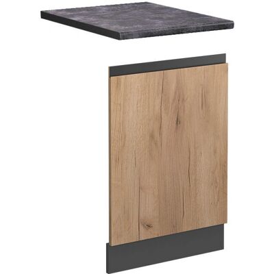 Panel de cocina Vicco R-Line - Roble dorado/Antracita - 45cm Panel de cocina Vicco R-Line - Roble dorado/Antracita - 45cm