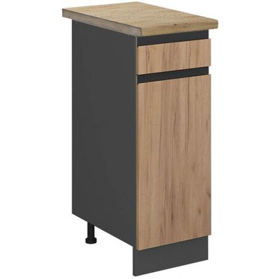Vicco Mueble bajo de cocina - Roble dorado - Altura ajustable - Mueble de cocina Vicco Mueble bajo de cocina - Roble dorado - Altura ajustable - Mueble de cocina