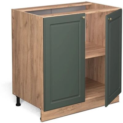 Vicco Modelo Fame-Line - Armario de Cocina 80cm, Verde Dorado, Roble Vicco Modelo Fame-Line - Armario de Cocina 80cm, Verde Dorado, Roble
