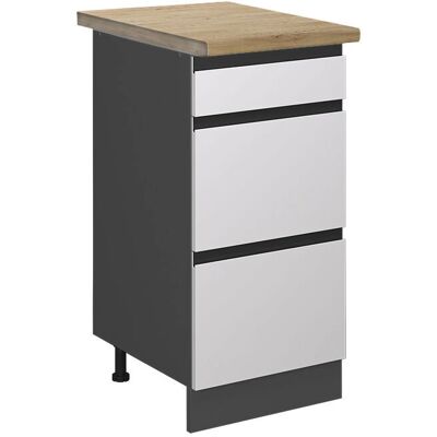 Gabinete base de cocina Vicco - 40cm ajustable - R-Line Gabinete base de cocina Vicco - 40cm ajustable - R-Line