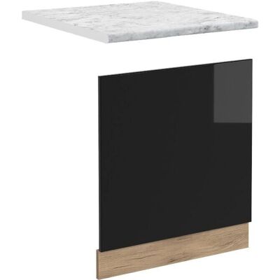 Vicco Panel frontal R-Line - Negro brillo intenso - 45cm Vicco Panel frontal R-Line - Negro brillo intenso - 45cm