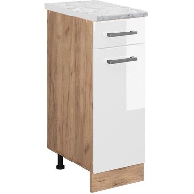 Vicco Gabinete de Cocina R-Line Blanco Brillo - 30cm Vicco Gabinete de Cocina R-Line Blanco Brillo - 30cm