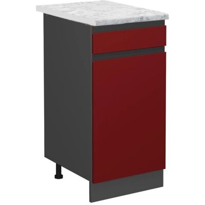 Armoire de cuisine Vicco R-Line - 40cm, Rouge, Panneau de particules - Publicité Armoire de cuisine Vicco R-Line - 40cm, Rouge, Panneau de particules - Publicité