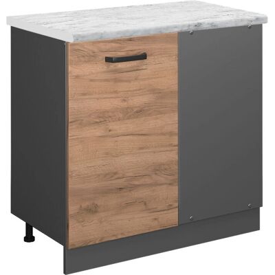 Vicco - Armario de esquina R-Line, Roble dorado, 86 cm - Muebles de cocina Vicco - Armario de esquina R-Line, Roble dorado, 86 cm - Muebles de cocina