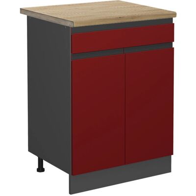 Vicco Mueble de Cocina R-Line - 60/80cm, Rojo Vicco Mueble de Cocina R-Line - 60/80cm, Rojo
