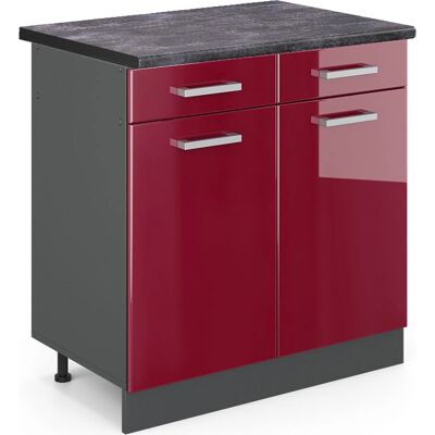 Armario bajo de cocina Vicco R-Line - Ajustable, 80cm, Melamina, Gabinete de Cocina Armario bajo de cocina Vicco R-Line - Ajustable, 80cm, Melamina, Gabinete de Cocina
