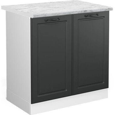 Gabinete de cocina Vicco - 80cm, antracita, ET Mármol Gabinete de cocina Vicco - 80cm, antracita, ET Mármol