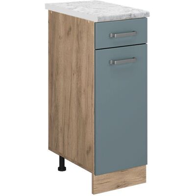 Vicco - Armario de cocina modular - Gris azulado - 30cm - R-Line Vicco - Armario de cocina modular - Gris azulado - 30cm - R-Line