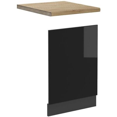 Panel de Cocina Vicco R-Line - 45cm Ancho, Negro Brillo Panel de Cocina Vicco R-Line - 45cm Ancho, Negro Brillo