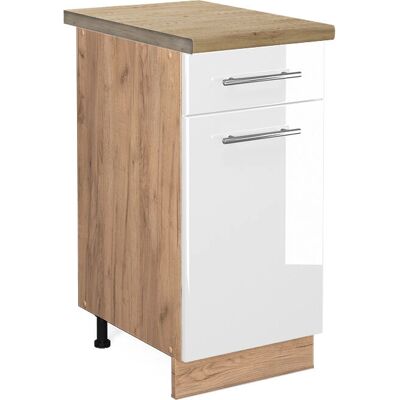 Vicco Modelo Fame-Line - Mueble de cocina - Blanco alto brillo Vicco Modelo Fame-Line - Mueble de cocina - Blanco alto brillo