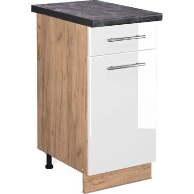 Gabinete base de cocina Vicco Fame-Line - Cierre suave, 40cm Gabinete base de cocina Vicco Fame-Line - Cierre suave, 40cm
