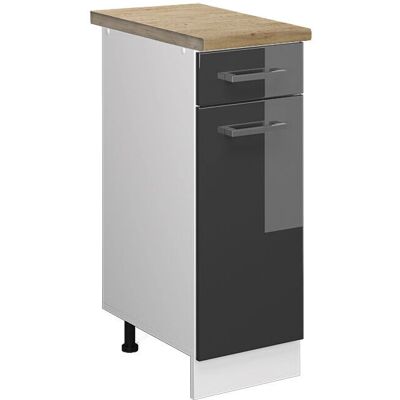 Armario de cocina Vicco R-Line - Antracita, 30cm, Alto brillo Armario de cocina Vicco R-Line - Antracita, 30cm, Alto brillo