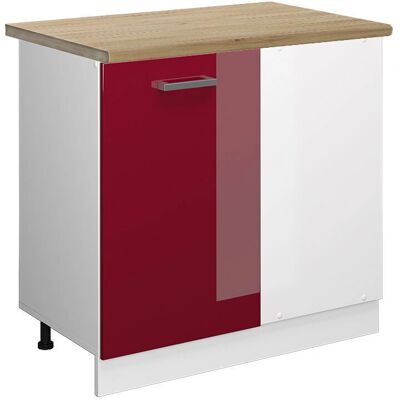 Armario de esquina Vicco R-Line - Rojo Burdeos alto brillo - 86cm Cocina Armario de esquina Vicco R-Line - Rojo Burdeos alto brillo - 86cm Cocina