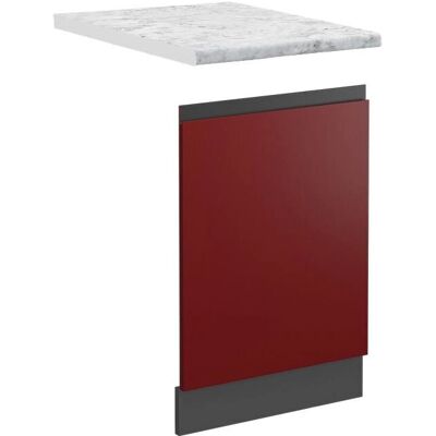 Panel de cocina R-Line Vicco - Rojo - 45cm - Frontal de lavavajillas Panel de cocina R-Line Vicco - Rojo - 45cm - Frontal de lavavajillas