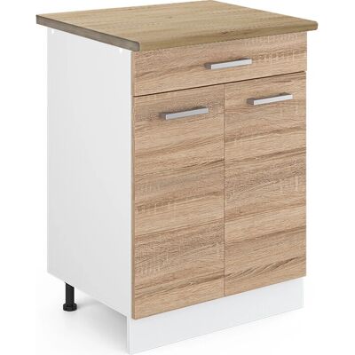 Vicco Modelo ET Roble Armario de Cocina - Diseño Modular Ajustable Vicco Modelo ET Roble Armario de Cocina - Diseño Modular Ajustable