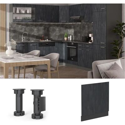 Panel de Cocina Vicco R-Line - 60 cm Antracita - Diseño Moderno Panel de Cocina Vicco R-Line - 60 cm Antracita - Diseño Moderno