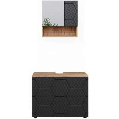 Conjunto de muebles de baño Vicco Irma - Antracita Conjunto de muebles de baño Vicco Irma - Antracita