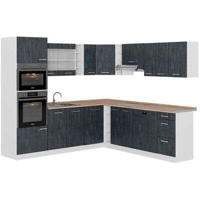 Vicco R-Line Cocina Esquinera - 237x247cm - Modular, Ajustable, Moderna Vicco R-Line Cocina Esquinera - 237x247cm - Modular, Ajustable, Moderna