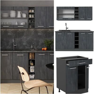 Vicco Modelo R-Line - Cocina versátil de 160cm - Cocina Vicco Modelo R-Line - Cocina versátil de 160cm - Cocina