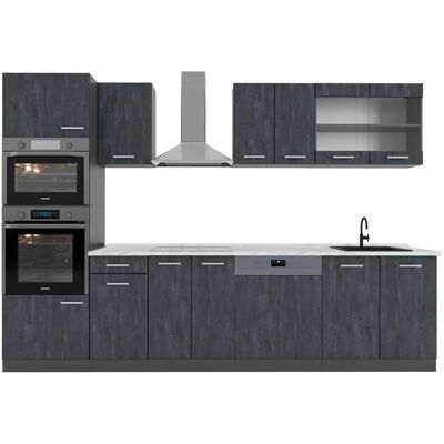 Cocina modular Vicco R-Line - Concreto gris oscuro - 300cm Cocina modular Vicco R-Line - Concreto gris oscuro - 300cm