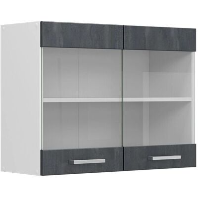 Vicco Armario de cocina con vidrio R-Line - 80 cm Vicco Armario de cocina con vidrio R-Line - 80 cm