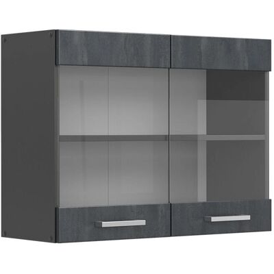 Armario de cocina Vicco R-Line - Hormigón negro - 80cm Armario de cocina Vicco R-Line - Hormigón negro - 80cm