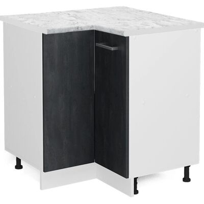 Vicco Armario de esquina R-Line - Hormigón negro - 75,6cm - Mueble de esquina Vicco Armario de esquina R-Line - Hormigón negro - 75,6cm - Mueble de esquina