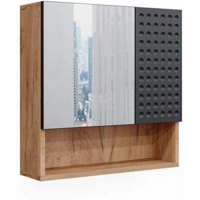 Vicco Espejo de baño Irma - Antracita Vicco Espejo de baño Irma - Antracita