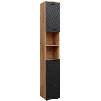 Vicco Armario de baño Irma - Antracita - 30x192 cm Vicco Armario de baño Irma - Antracita - 30x192 cm