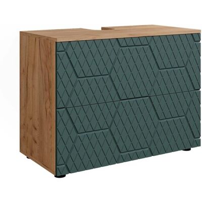 Vicco Armoire salle de bain Irma - Vert - 80cm - Publicité Vicco Armoire salle de bain Irma - Vert - 80cm - Publicité