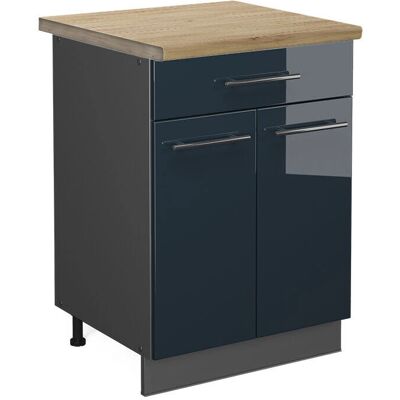 Vicco Fame-Line Armario de Cocina Azul Oscuro Brillante - 60cm Vicco Fame-Line Armario de Cocina Azul Oscuro Brillante - 60cm