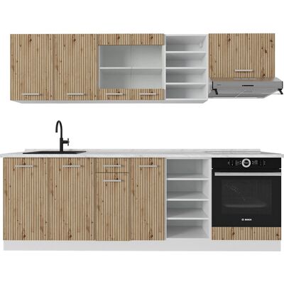 Vicco R-Line - Roble artesanal/blanco - Mueble de cocina Vicco R-Line - Roble artesanal/blanco - Mueble de cocina
