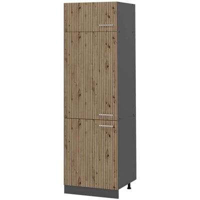 Vicco Roble artesanal/Antracita 60cm - Armario de cocina Vicco Roble artesanal/Antracita 60cm - Armario de cocina