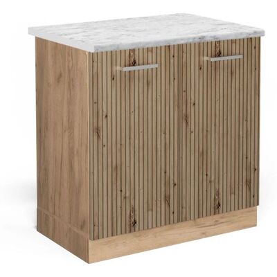 Gabinete de cocina Vicco - 80cm ajustable en melamina - R-Line Mármol Gabinete de cocina Vicco - 80cm ajustable en melamina - R-Line Mármol