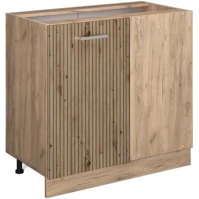 Armario de esquina compacto Vicco - Roble artesanal - 86cm - Almacenamiento de esquina Armario de esquina compacto Vicco - Roble artesanal - 86cm - Almacenamiento de esquina