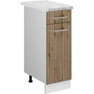Vicco Modelo R-Line Mueble bajo de cocina - Roble artesanal/Blanco Vicco Modelo R-Line Mueble bajo de cocina - Roble artesanal/Blanco
