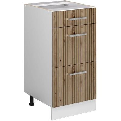 Armario base de cocina Vicco R-Line - 40cm - Blanco - Altura ajustable Armario base de cocina Vicco R-Line - 40cm - Blanco - Altura ajustable