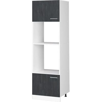 Armario microondas Vicco - R-Line, Hormigón negro - 60cm Armario microondas Vicco - R-Line, Hormigón negro - 60cm