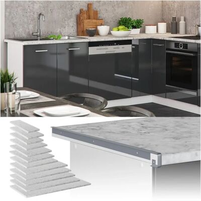 Encimera de cocina R-Line Mármol blanco Vicco Encimera de cocina R-Line Mármol blanco Vicco