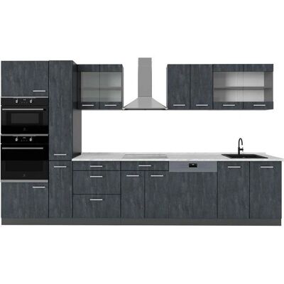 Vicco - Armoire de cuisine modulaire, Noir/Anthracite, 350cm - Meuble de Cuisine - Publicité Vicco - Armoire de cuisine modulaire, Noir/Anthracite, 350cm - Meuble de Cuisine - Publicité